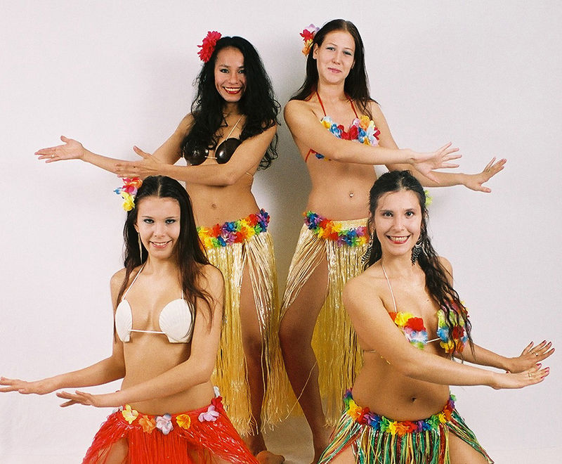 Hawai feestje dansgroep